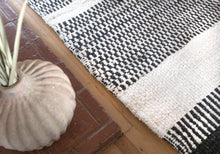 Load image into Gallery viewer, Estancia Wool Rug in Black &amp; White
