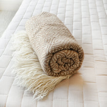 Load image into Gallery viewer, Beige Perdiz Wool Blanket
